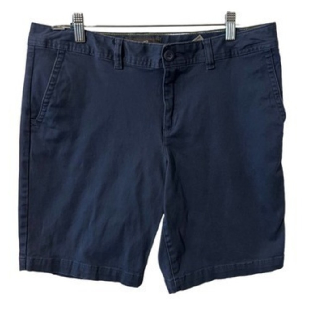 Eddie Bauer Women's Shorts 12 Slightly‎ Curvy Fit Blue Preppy Summer
